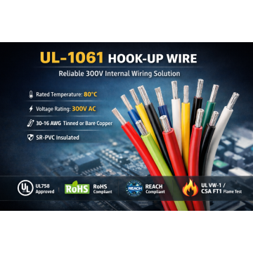 UL-1061 Hook-Up Wire: A Reliable 300V Internal Wiring Solution for Electronic Equipment