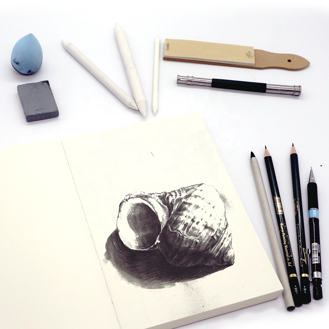 7 -stcs tekenkit Fine Pencil Sketch Kit en Charcoal Pencil Sketching Pencil Set Tool Art Office School Supplies1
