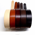 Customized Men's Cow Leather Belt with Copper Pin Buckle1