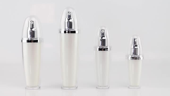 Transparent dome cover emulsion bottle packaging
