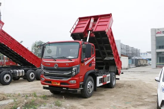 Kapasiti Beban Lebih Besar Dongfeng 4X2 6.5m 9.3cbm 220HP Trak Dumper Tipping1