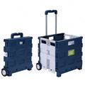 Adjustable Heavy Duty Folding Shopping Cart with Collapsible Wheeled Design1