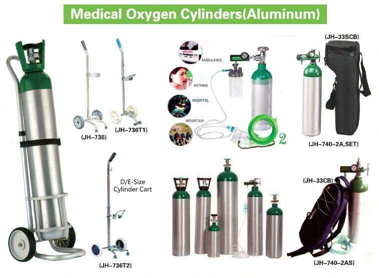 20L ~ 80L Chariots de cylindre à gaz d'oxygène