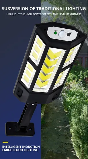 Luz de pared de jardín LED de alimentación solar con control remoto1