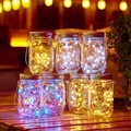 LED Solar Cap Lamp - Mason Tank Yard Decoration Lamp & Cactus Can Lamp1