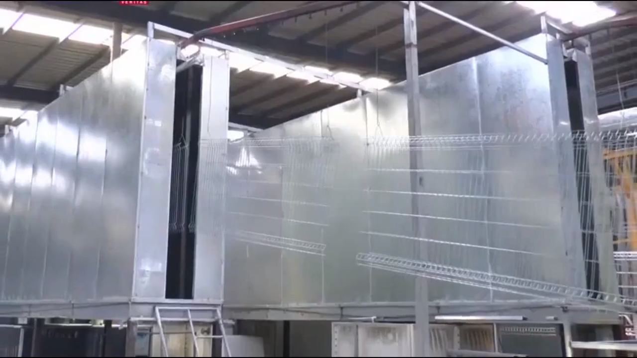 PVC powlekane ogrodzenie siatki dla ściany granicznej 1