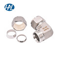 Stainless Steel Compression Tube Union Elbow 1/2" OD1