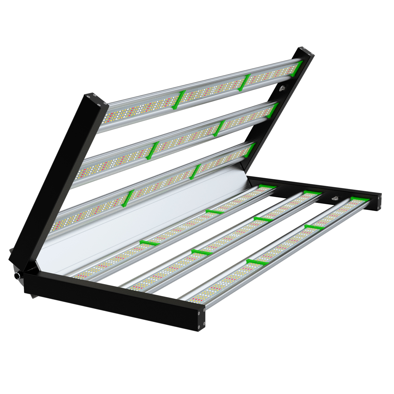 Phlizon 640w Foldable 8 Bars Samsung Full Spectrum Folding Led Grow Light for Indoor Hydroponics Bar Strip Plant Growth Lamp