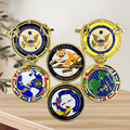 Zhongshan Factory Custom Eagle Eglem Bald Eagle Coin Custom Gold Silver Brass Zinc Alloy 3D Metal Challenge Coin1