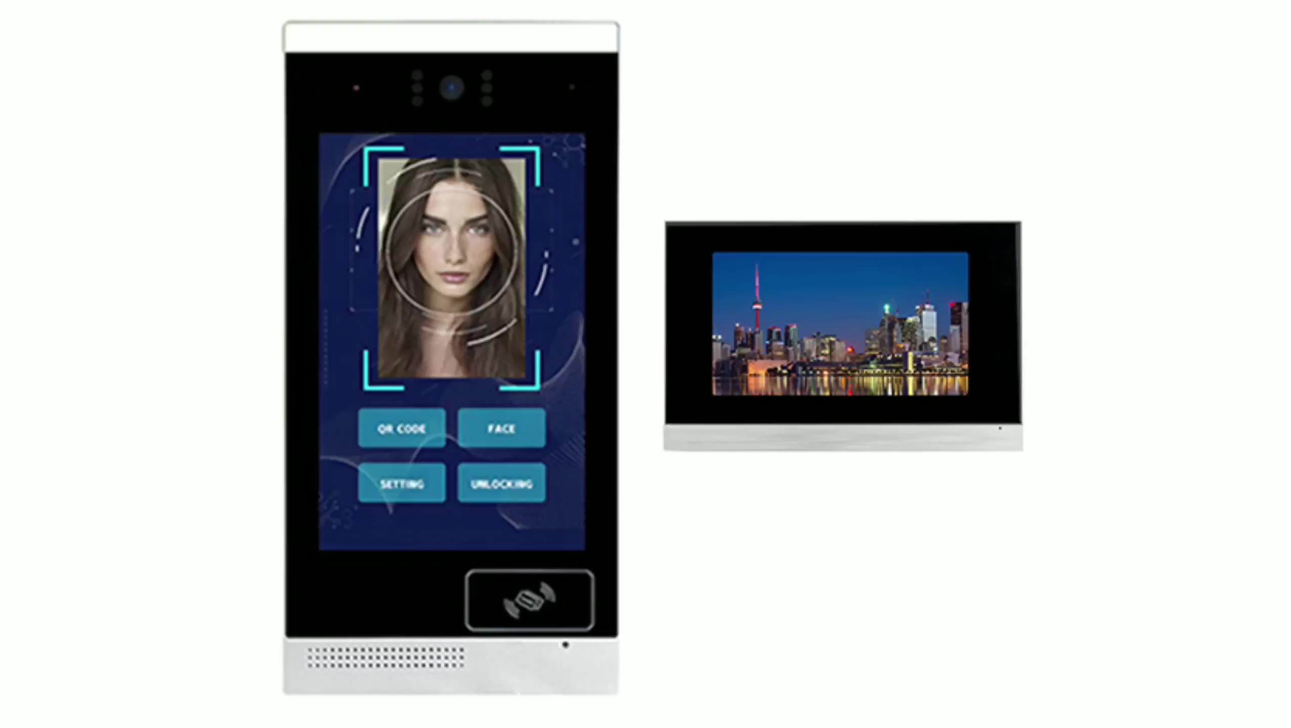 With Access Control Manufacturers Doorbell Consists of and Audio Domofon Wthi Lock Control Video Doorbell Phone RJ45 IP65 Mingke1