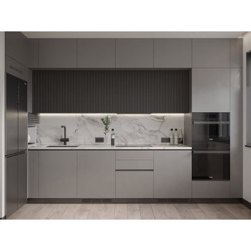 The kitchen design is large and practical, and the simple decoration style is the king!