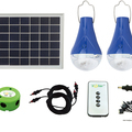 Home Solar Power System: 3-12w Solar Panel All-in-One LED Light for Outdoor1