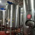Stainless Steel Milk Cooling Mixer Tank - 1000L for Sale1