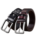 2024 Hot Selling Vintage Carved Men's Genuine Leather Belt with Pin Buckle1