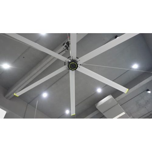 Large permanent magnet ceiling fan for industrial 