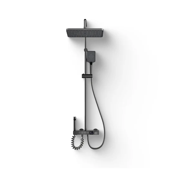 Luxury Constant Temperature Shower Faucet Set Bathroom Gold Shower Set1