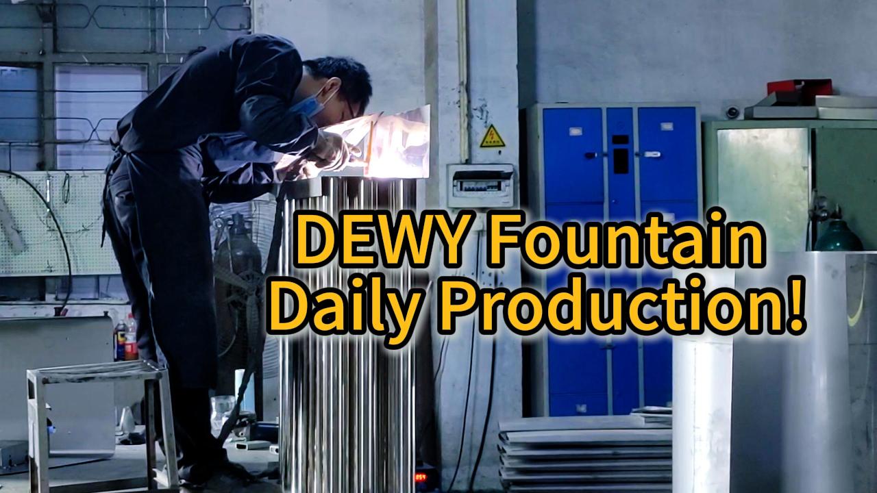 fontes de água personalizadas