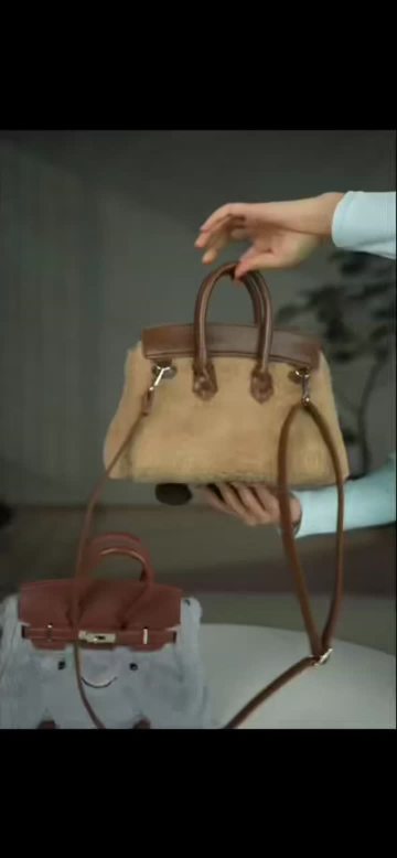 Plush Birkin bag