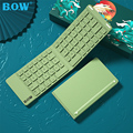 Factory Direct Ultra Thin Fashion Durable Portable Rechargeable Mini Wireless BT Folding Keyboard1
