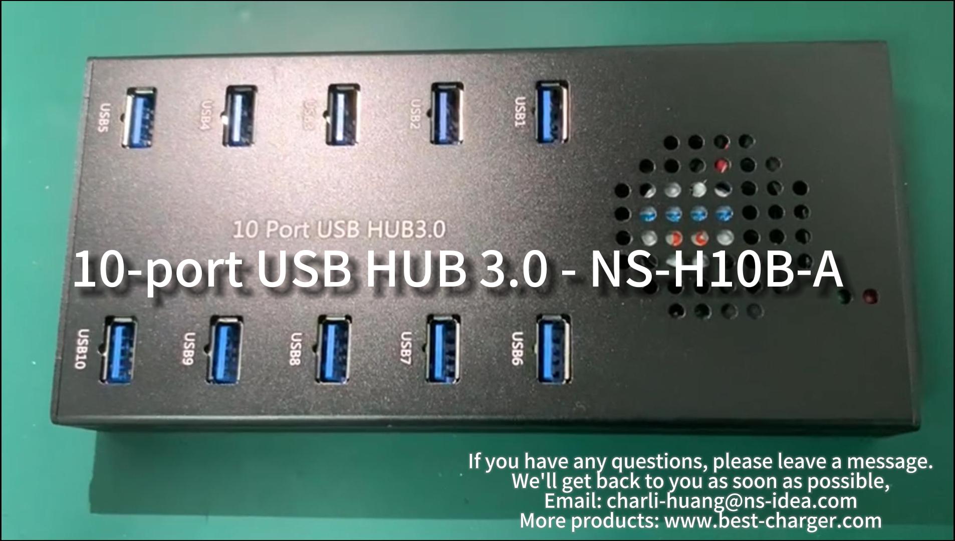 10 portas USB Hub3.0