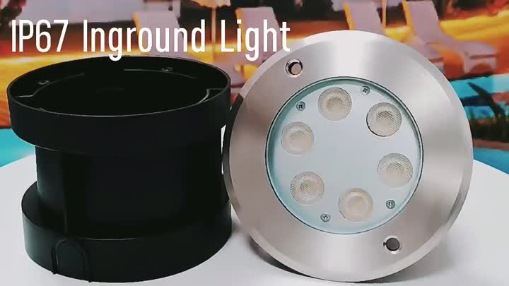 6watt high power 304 stainless steel garden underground lights