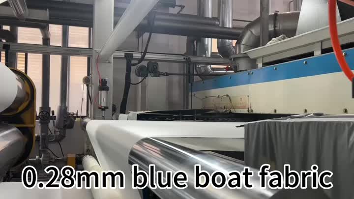 Tela de bote azul