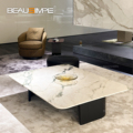 Song High-End center table modern designer sofa side table set living room furniture luxury wood marble coffee table1