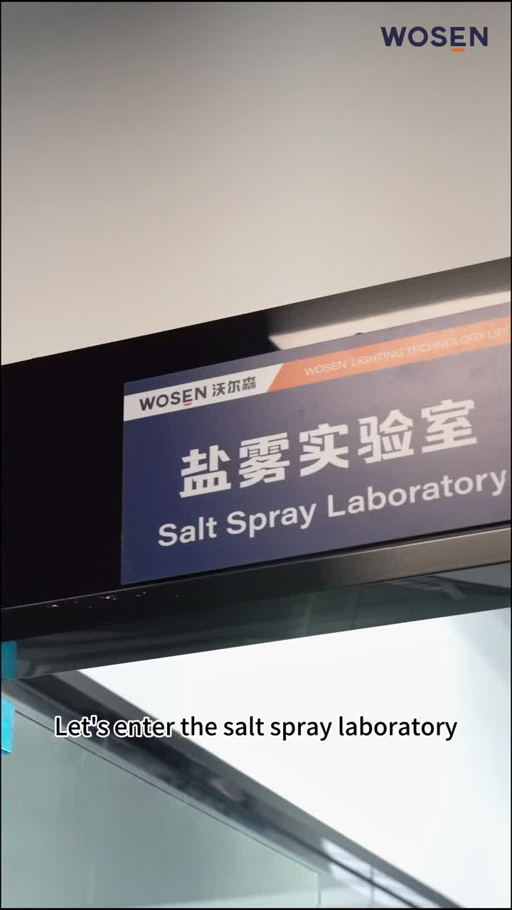 Lamp salt spray corrosion test