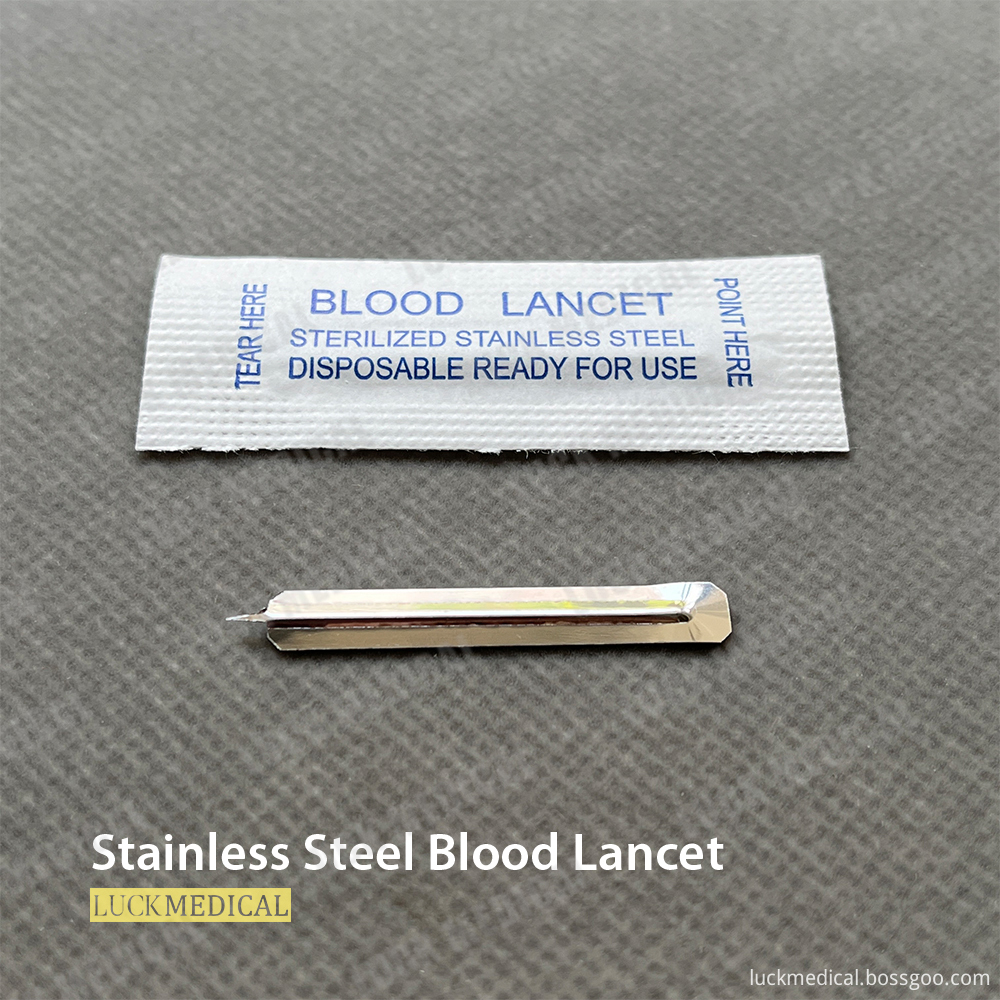 Stainless Steel Blood Lancet 24