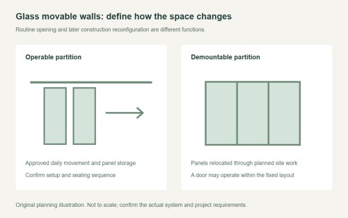 Glass Movable Walls: Operable or Demountable Partitions?