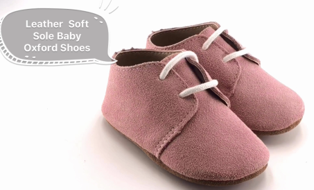 Leather Soft Sole Baby Oxford Shoes