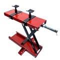 High-Quality 1100 lbs Steel Scissor Lift Jack & Motorcycle Center Stand1