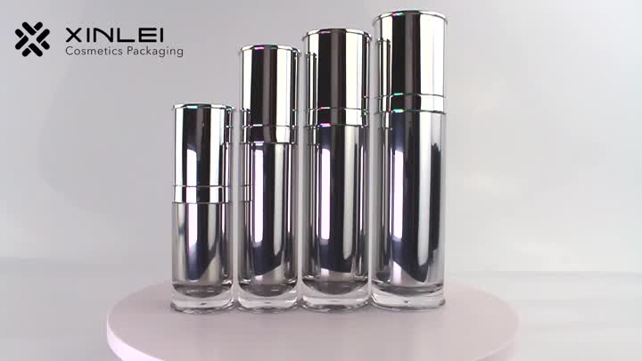 Cosmetic packaging bottle of I-shaped pressing pump