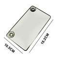 Custom One Piece Tinted License Plate Holder for Motorcycles1