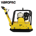 Hot Sale 255 kg Portable Wacker Soil Vibrating Plate Compactor med 13 hk GX390 Motor Tvåvägsplattan Compactor Machine Vibrator1