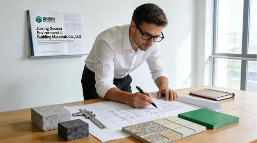 طوب الرصف المعاد تدويره الصديق للبيئة من Guoxiu من أجل البناء المستدام