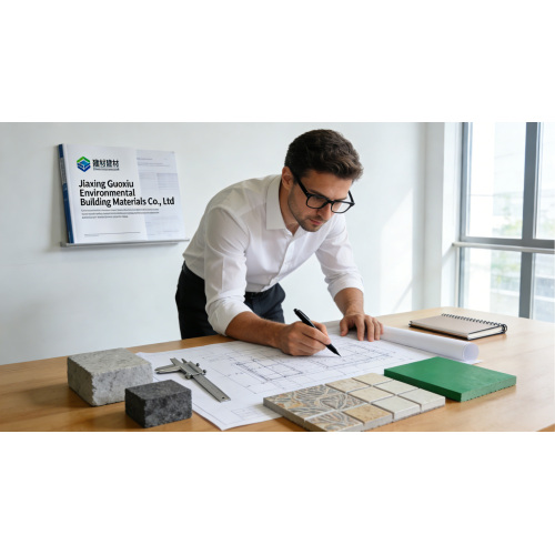 طوب الرصف المعاد تدويره الصديق للبيئة من Guoxiu من أجل البناء المستدام