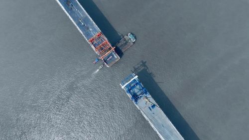 Das Hauptprojekt der Changzhou -Seite der Changtai Yangtse River Bridge steht kurz vor dem Abschluss