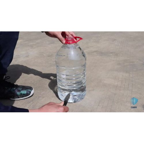 Demonstração à prova d'água de fita butil