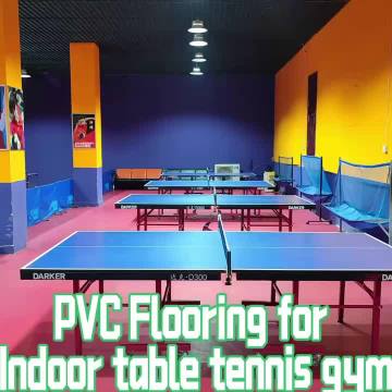 pvc flooring for table tennis