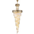 Modern Simple Duplex Villa Staircase 240504P Luxury High-End Mid Floor Long Hanging Crystal Lamp1