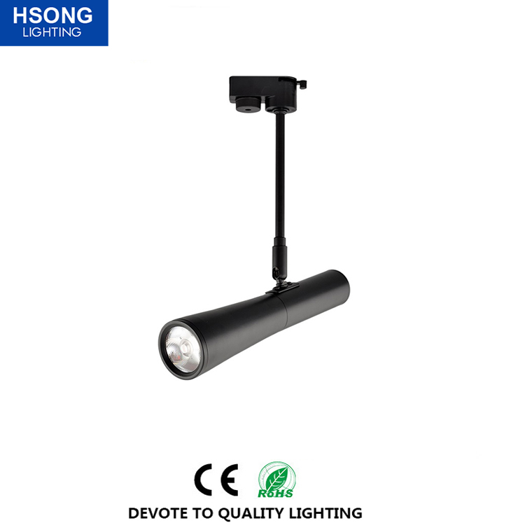 Hsong Lighting - Unique design led track spot light focusing magnetic track light 7W CRI90 full watt for museum LED track lights1