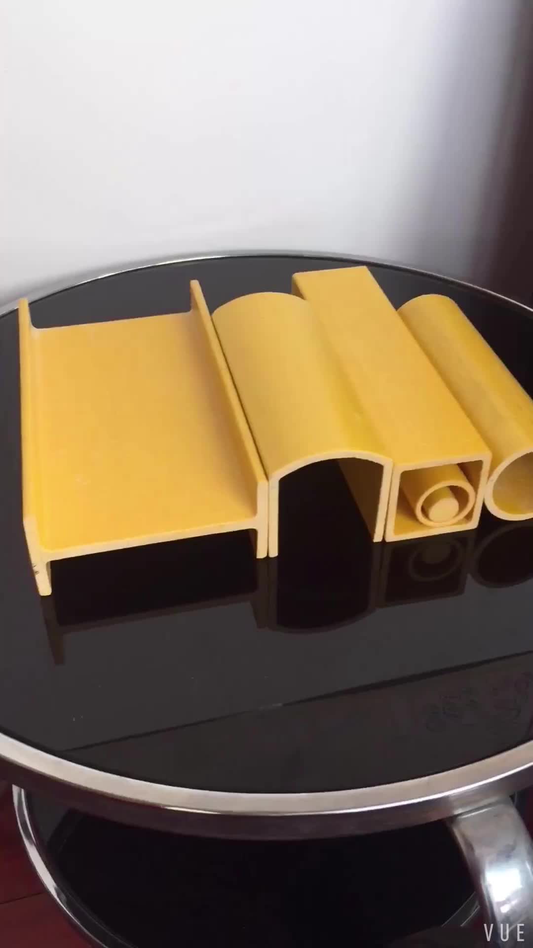 Factory Direct Sales FRP Pultrudeed Profile FRP Round Tube FRP Square Tube11