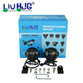 High Power 100W Dual Color Led Motorcycle Fog light Driving Head Light Headlight Led Auxiliary lights for Offroad1