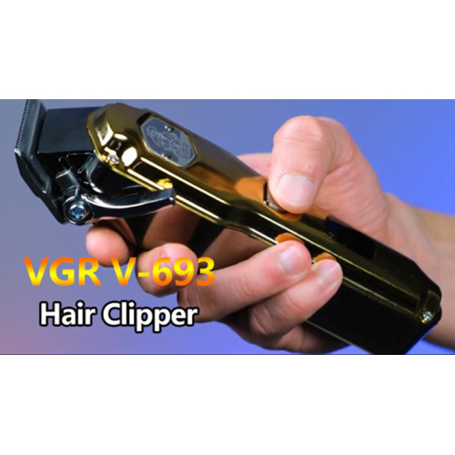 VGR V-693 IPX7 Newly Design Metal Usb Rechargeable Cordless Hair Trimmer Professional Electric Hair Clipper for Men1