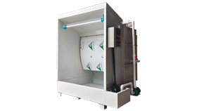 Water curtain cabinet