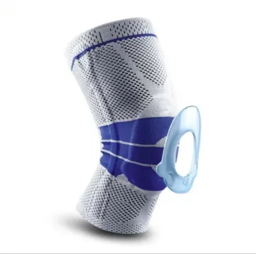 Outdoor Sports Nylon Silicone Knee Support Compression Knee Brace for Basketball1
