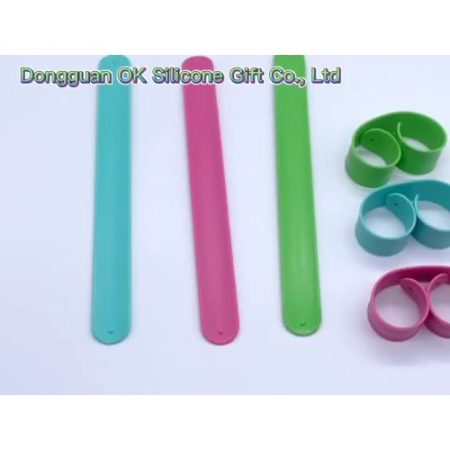 silicone slap wristband.mp4
