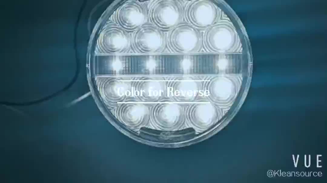 EMARK DOT approved 4 inch new design round super bright white beam tractor truck and heavy duty car LED reverse light1