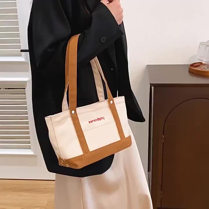 Canvas chặn màu Tote